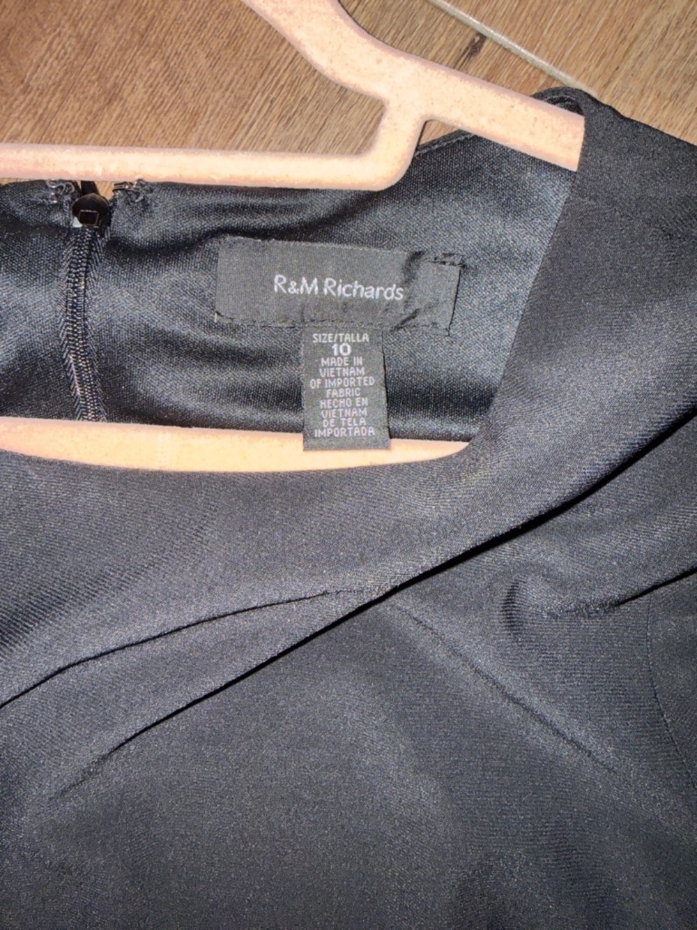 R&M Richards Black Ruffle Sheath Midi Dress - Picture 8 of 13